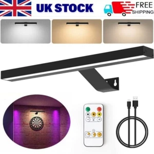 Wireless Picture Lights Dimmable Dartboard Light Rechargeable Art Display Lights - Picture 1 of 15