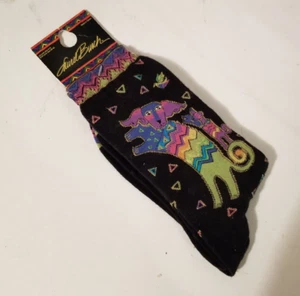 Laurel Burch New pr di calze per cani nere con glitter 9-11 - Foto 1 di 3
