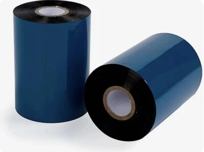 4.00" X 1476' Thermal Transfer Ribbons Zebra  1" Core 5 Rolls Wax - Image 1 of 2