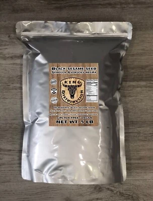 5 LB Black Sesame Seed, Ajonjolí Negro by King Distribution - Image 1 of 4