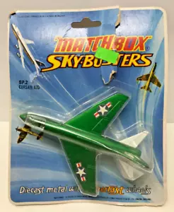 MATCHBOX SKY BUSTERS SB-2 CORSAIR A70 AIR FORCE BLISTERCARD M135 - Picture 1 of 3