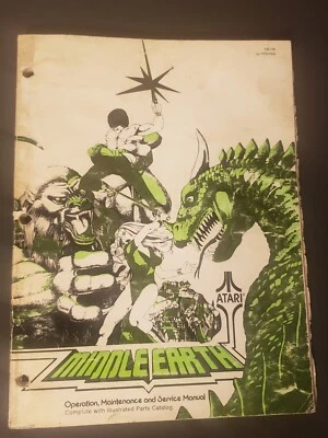 Manual de operaciones y esquemas originales vintage de pinball de la Tierra Media 1978 Foto 1 de 4