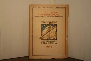 283/24 IL LIBRO CONTEMPORANEO.Rassegna letteraria-bibliografica.N.1 - Bild 1 von 1