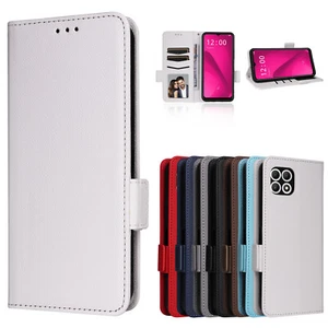 For T-Mobile Revvl 6X Pro T Phone 2 Pro Magnetic Shockproof Wallet Phone Cover - Picture 1 of 91
