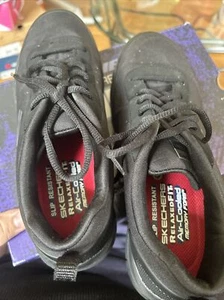 Skechers Work Ghenter Bronaugh Slip Resistant Women's Size 8 Memory Foam - Picture 1 of 4