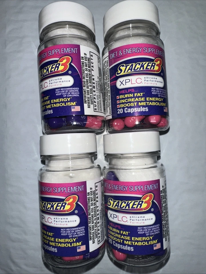 Apilador 3 XPLC Pérdida de Peso Focus Energy Boost Alert 4ct 80 Cápsulas Foto 1 de 1
