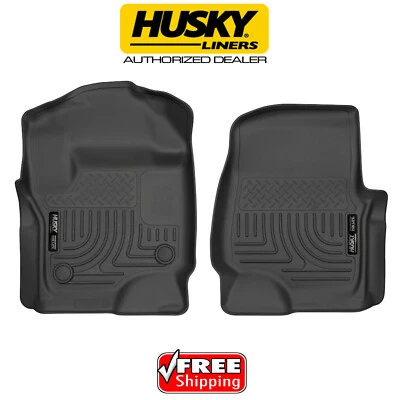 Alfombrillas delanteras HUSKY WeatherBeater para cabinas 17-25 FORD F250 F350 F450 CC EC Foto 1 de 4