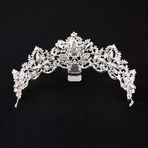 Barock Strasskronen Tiara Königin Kopfstücke Kronschmuck Tiara Haar... - Bild 1 von 6