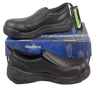 Nautilus Calzado de Seguridad Ergonómico N110 Zapatos de Trabajo para Hombres 8.5 M Negro Puntera Dura - Imagen 1 de 11