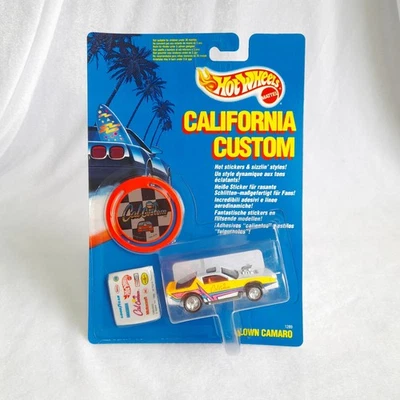 Hot Wheels California Custom Blown Camaro 1990 Mattel Malaysia Vintage Die-Cast - Bild 1 von 4
