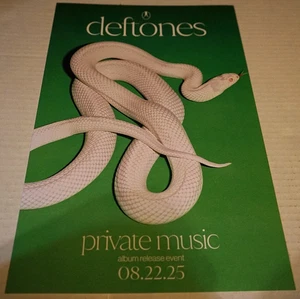 Deftones Private Music Album Uscita Poster 11"x17" Pollici Nuovo Edizione Limitata - Foto 1 di 3