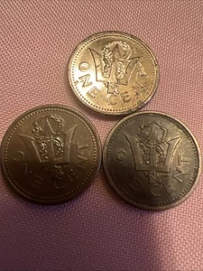 SET OF ( 3 ) 1995 - 2000 - 2004 - BARBADOS / ONE CENT / CHEAP / CHECK IT OUT/ 55 - Picture 1 of 11
