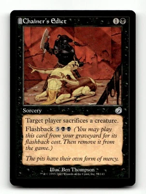 Chainer's Edict Torment #57 Magic the Gathering - Image 1 of 2