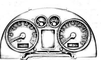 SPEEDOMETER INSTRUMENT CLUSTER 2016 LAND ROVER LR4 - Image 1 of 4