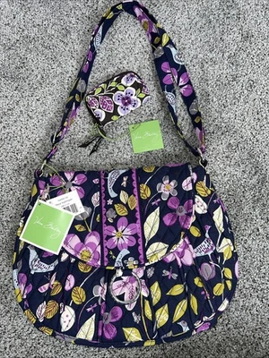 NUEVO CON ETIQUETAS VERA BRADLEY Bandolera Montura NIGHTINGALE Bolso de Hombro Cartera Foto 1 de 4