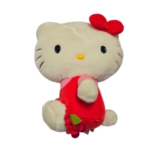 Sanrio Cherry Hello Kitty 2009 Jakks Pacific Stuffed Plush Y2K - Picture 1 of 8