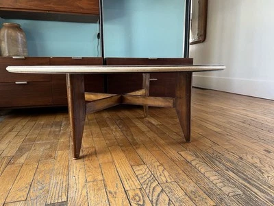 George Nelson - Mesa de centro Herman Miller rara borde suave 5059 4757 1954 Foto 1 de 4