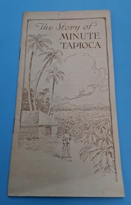 Folleto publicitario 1922 The Story of Minute Tapioca Co. Orange, Massachusetts Foto 1 de 2