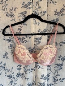 La Perla Pink Maison Bra and Panties 36C/Small