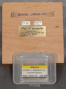 Roger K. Sherman LWS10-T/R Line Width Precision Calibration Standard - Picture 1 of 5