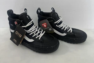 Vans Sk8-Hi MTE-2 Black Glitter White UltraCush Shoes Women's Size 5.5 - Picture 1 of 10
