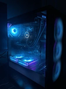 H5 FLOW 2024 WITH 6 NON RGB NZXT FANS - Picture 1 of 4