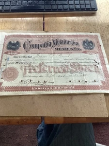 1899 Stock Winsor B French sig Com Civil War 77th In.Leader Battle Of Gettysburg - Bild 1 von 4