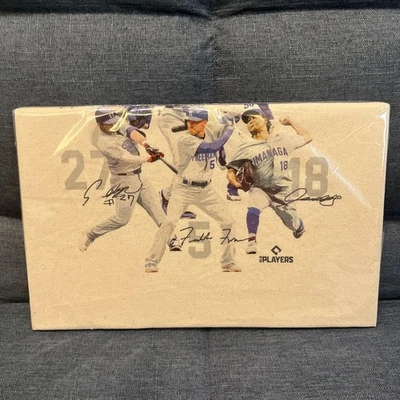 MLB Ohtani Yamamoto Canvas Tote Bag Large Unused Sign Style - Image 1 of 2