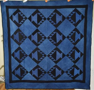 ELEGANT Vintage Holmes County, Ohio Amish Baskets Antique Quilt ~Dated "1934!" - Picture 1 of 12
