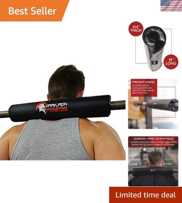 Comfort Fit Barbell Pad - 15" Extra Thick Cushion for Safe Weight Training - Image 1 of 4