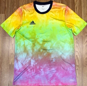CAMISETA ADIDAS AEROREADY POLIÉSTER TYE DYE Talla GRANDE, L - Imagen 1 de 5