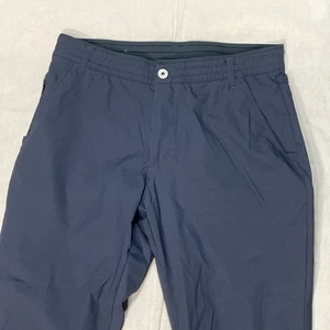 Kuhl Hose Herren Größe 36 x 30 passt 34 x 28 grau blau Renegade Recon flache Vorderseite Chino - Bild 1 von 15