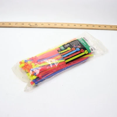 (100-Pk) Commercial Electric Standard Cable Zip Ties Nylon 8" 826 843 - Изображение 1 из 4