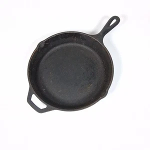 Vintage Lodge USA 8SK Cast Iron Skillet Fry Pan 10 3/8" – Double Handle - Picture 1 of 3
