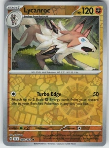 Pokemon Lycanroc 090/162 SV05: Temporal Forces NM Reverse Holo card - Picture 1 of 2
