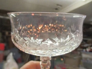Vintage Germany Schott-Zwiesel cut Crystal Coupe Champagne Antoinette 5 3/4" - Picture 1 of 3