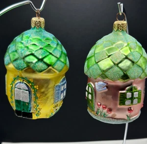 LOT OF 2 Patricia Breen ACORN HOUSE SPRING & SUMMER Christmas Ornaments VTG - Picture 1 of 10