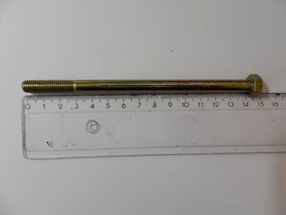 BMW M8x140 Bolt Yellow Zinc Plated Stabi E12 E21 2002 Number 07119912588 NOS - Image 1 of 1