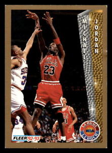 1992 Fleer Basketball Michael Jordan Chicago Bulls #238