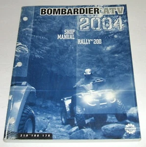 Bombardier 2004 Rally 200 Service Manual Atv Quad Shop Repair - Bild 1 von 6