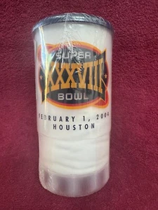 2004 Super Bowl Tee Shirt & Plastic Mug. - Picture 1 of 2