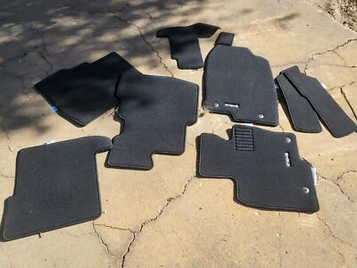 2016-2023 Mazda CX-9 Genuine OEM Carpet Floor Mats Set Black 9pc TK52-68-G20D-03 - Image 1 of 4