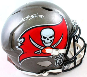 Antonio Brown Autographed Tampa Bay Bucs F/S Speed Authentic Helmet -BA W Holo - Picture 1 of 5