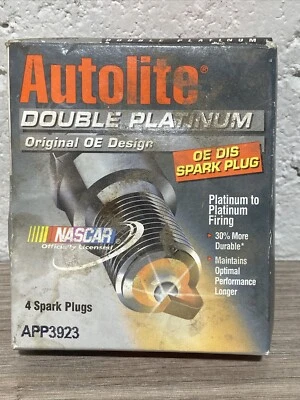 Box of 4 - Autolite APP3923 Double Platinum Automotive Replacement Spark Plug - Image 1 of 2