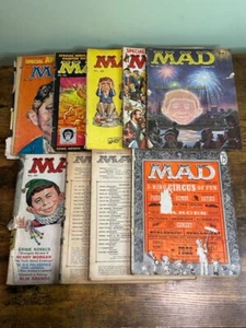 MAD Magazine Lot 9 Vtg 1956 - 1958 29-39 Low Grade some coverless mostly comple - Picture 1 of 17