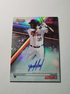 2018 Bowman's Best - #B18-YA Yordan Alvarez Rookie Card Auto Refactor 🔥🔥🔥