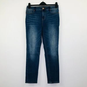 Chico's 0 Women's 4 Jeans Blue Whiskered Platinum High Rise Ankle Stretch S - Picture 1 of 5