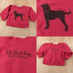 vtg 90s usa KELLSPORT The Black Dog Martha's Vineyard sweatshirt Youth SMALL tag - Picture 1 of 8