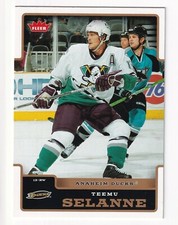 2006-07 NHL FLEER HOCKEY- TEEMU SELANNE NO. 3 ANAHEIM DUCKS LEGEND! MINT!