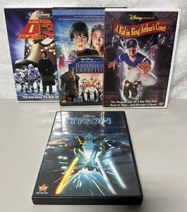 Disney Classic Family DVDs Tron Bridge To Terabithia D3 Mighty Ducks  - Picture 1 of 5